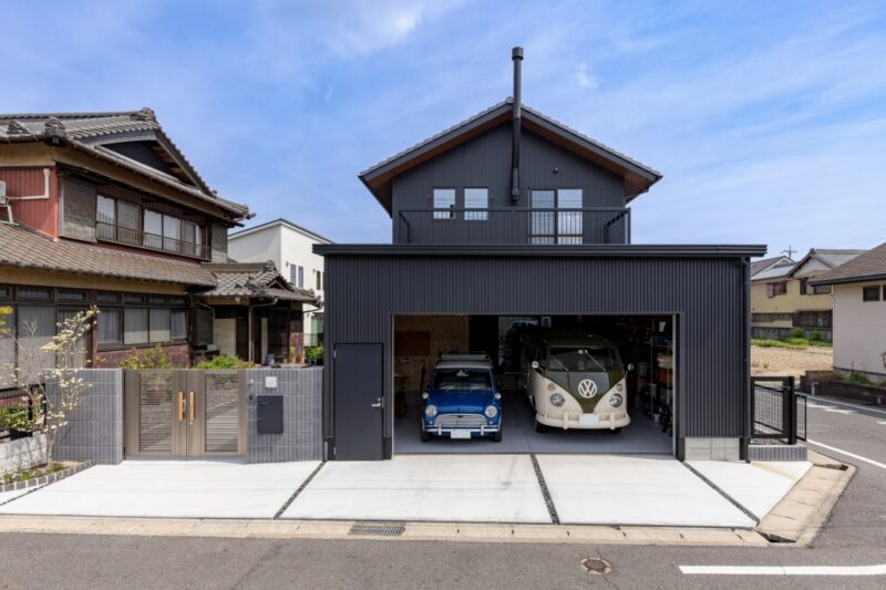 【注文住宅】こだわりのアメリカンスチールガレージハウス